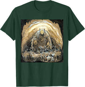 The Yule Goat John Bauer Swedish Folklore Fairy Tale T-Shirt - T-Shirt | Forest