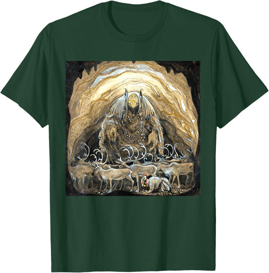 The Yule Goat John Bauer Swedish Folklore Fairy Tale T-Shirt - T-Shirt | Forest
