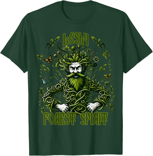 Leshy Slavic Folklore Forest Spirit Slavic Mythology T-Shirt - T-Shirt | Forest