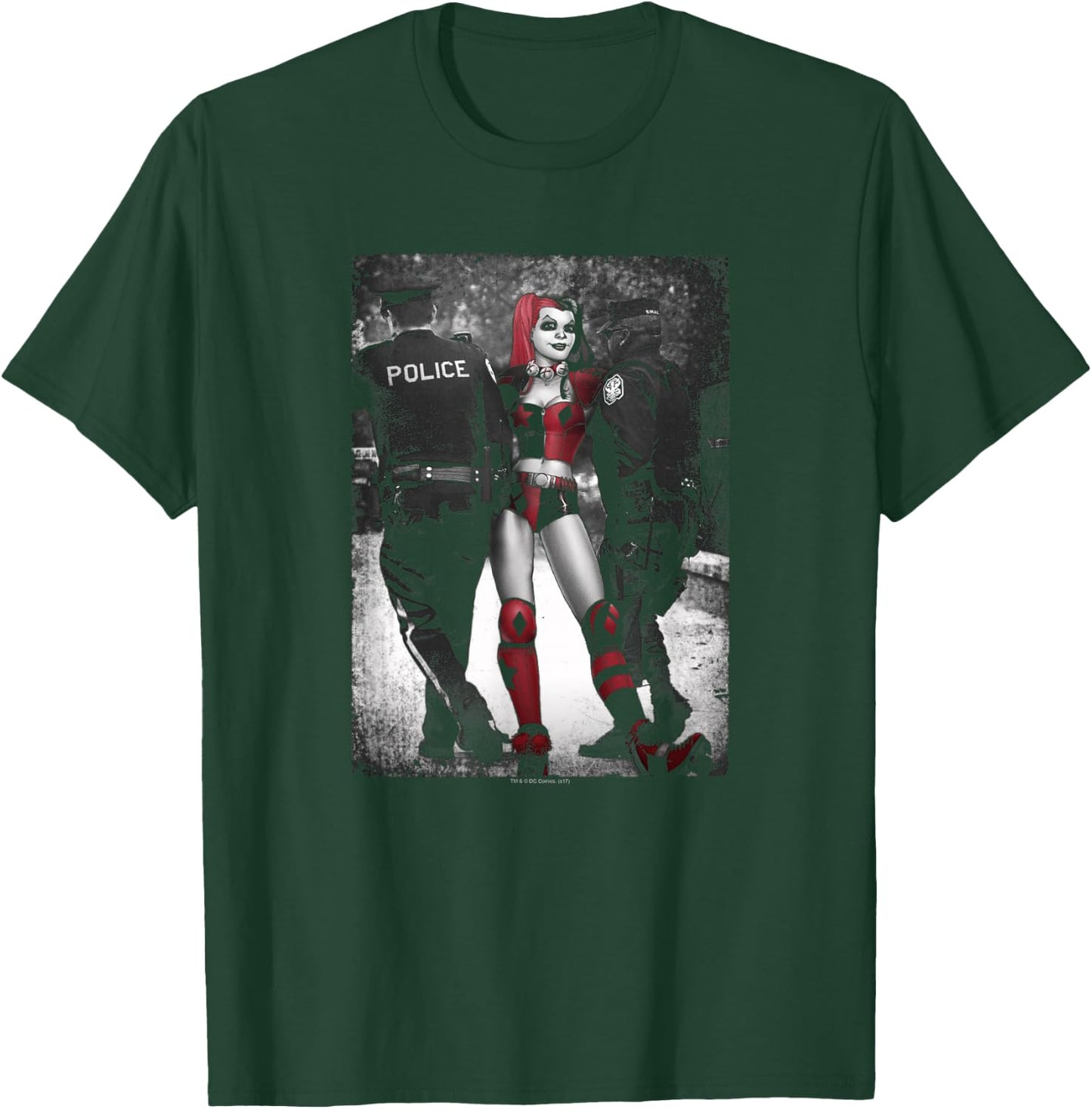 Batman Harley Quinn Arrest T-Shirt - T-Shirt | Forest