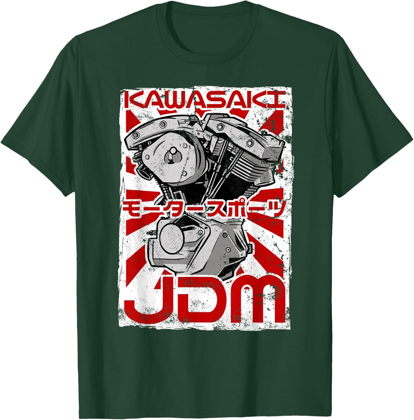 Kawasaki City 90s Retro Japan Aesthetics 80s Kawasaki , black T-Shirt - T-Shirt | Forest