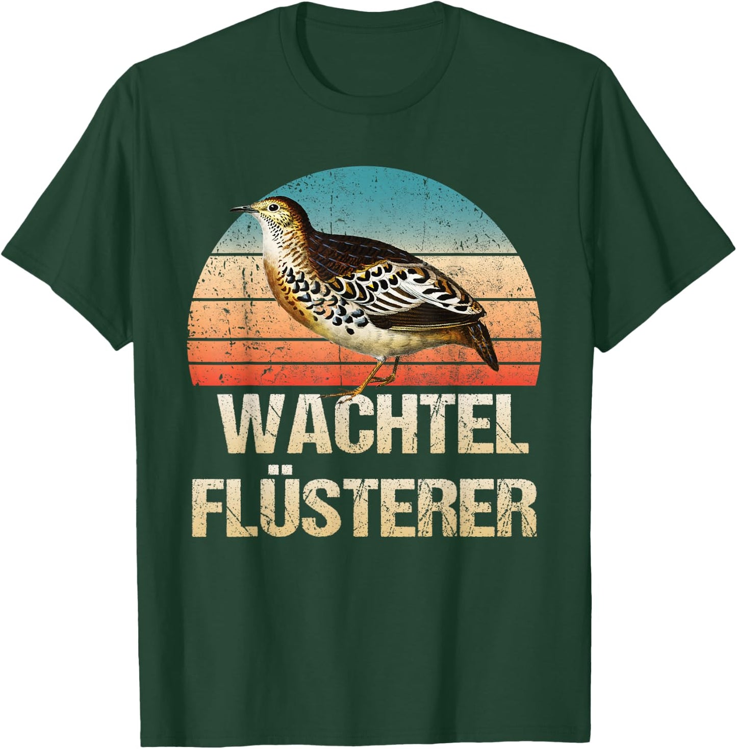 Wachtel Flüsterer für Wachtelliebhaber der Wachtelzucht T-Shirt - T-Shirt | Forest