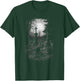 Cemetery Gothic Gravestone Halloween Ghost Dark T-Shirt - T-Shirt | Forest