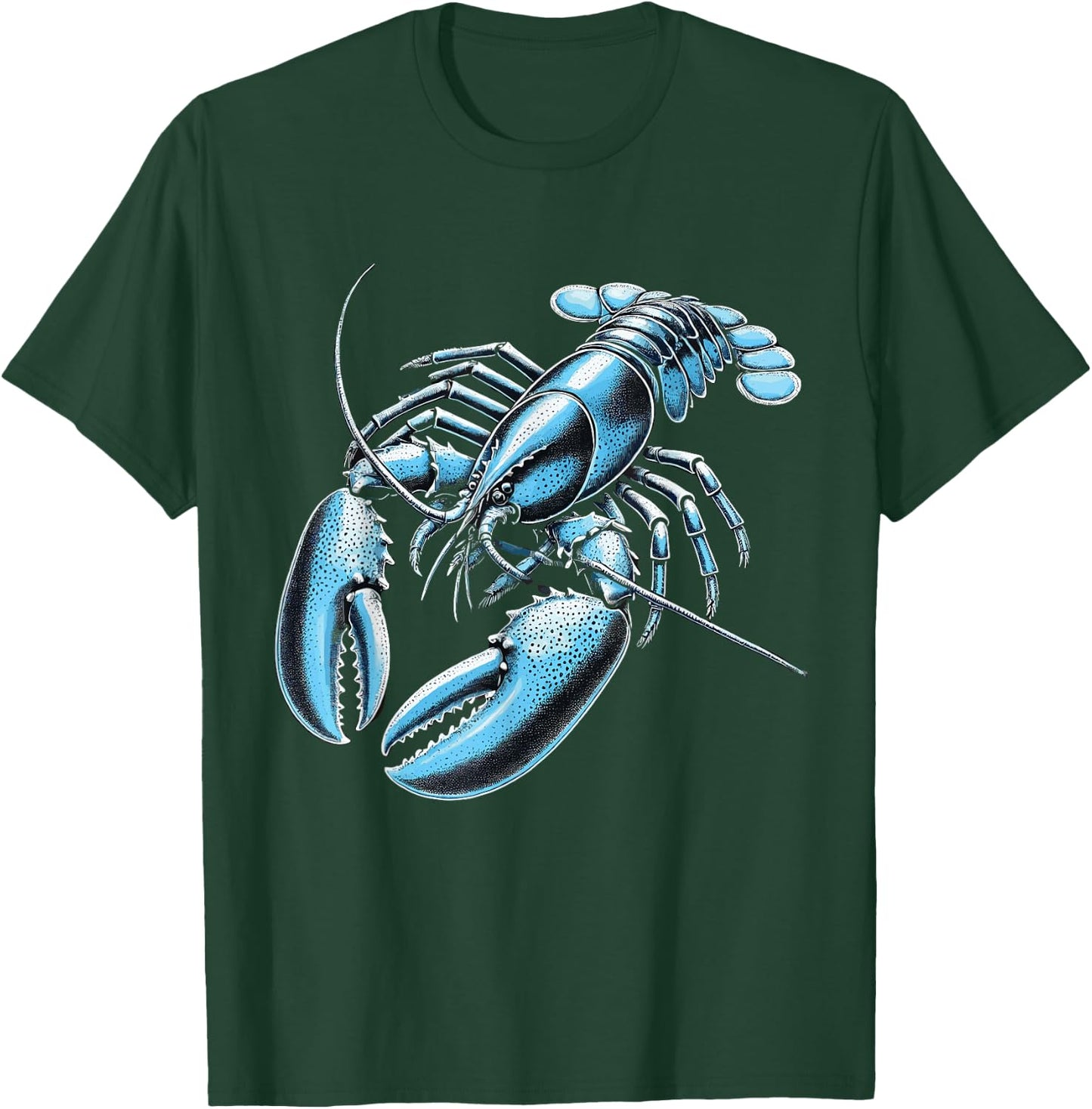 Blue Lobste Crustacean Lover Seafood Enthusiast T-Shirt - T-Shirt | Forest