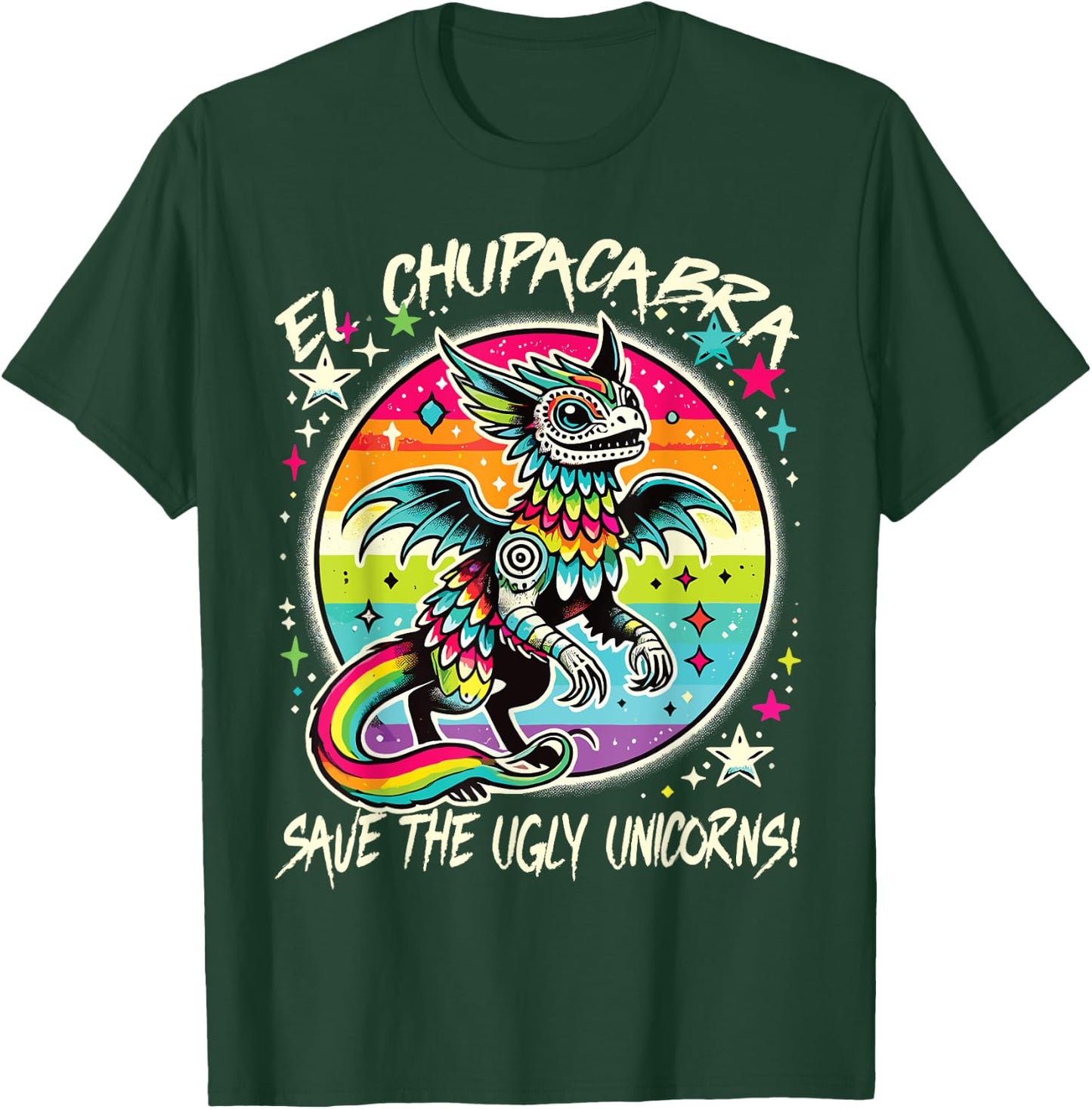 El Chupacabra Cryptid Kids T-Shirt - T-Shirt | Forest