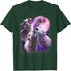 3 Sheeps Howling At The Moon Funny Sheep Animal Lover Farmer T-Shirt - T-Shirt | Forest