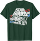 Star Wars 77 Millennium Falcon Classic A New Hope Logo T-Shirt - T-Shirt | Forest