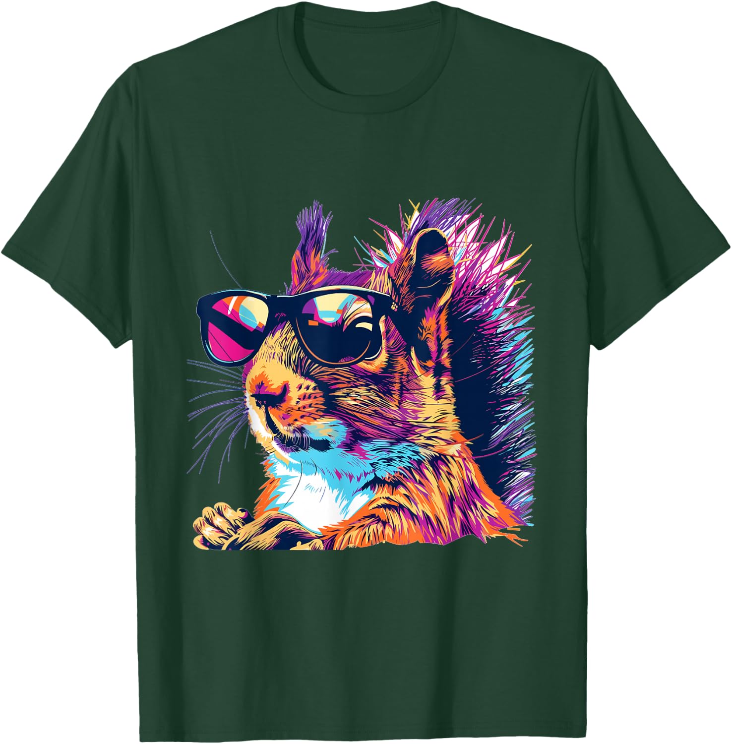 Squirrel Animal Lover Graphic T-Shirt - T-Shirt | Forest