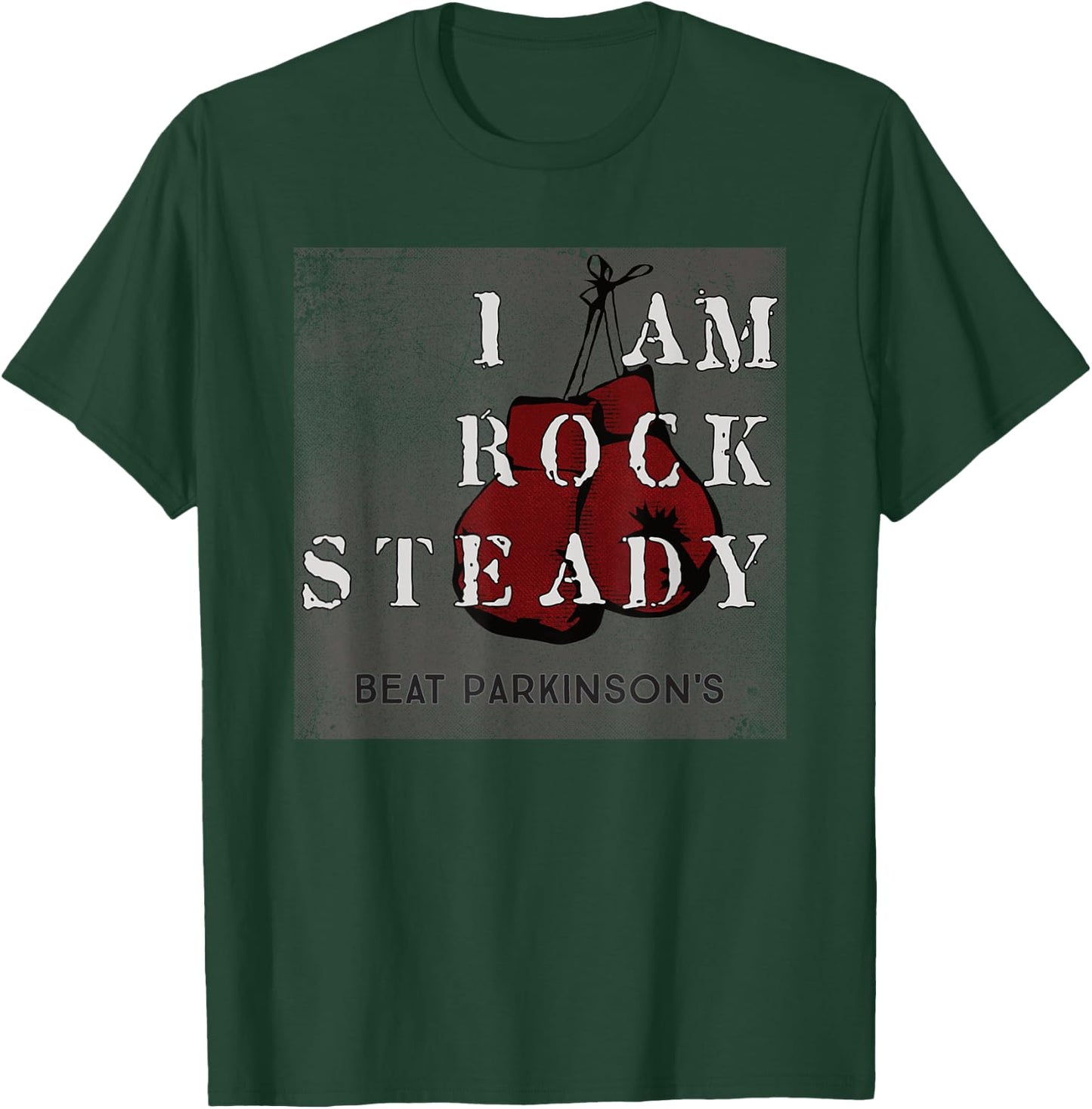 Rock Steady Boxing Parkinson's T-Shirt - T-Shirt | Forest