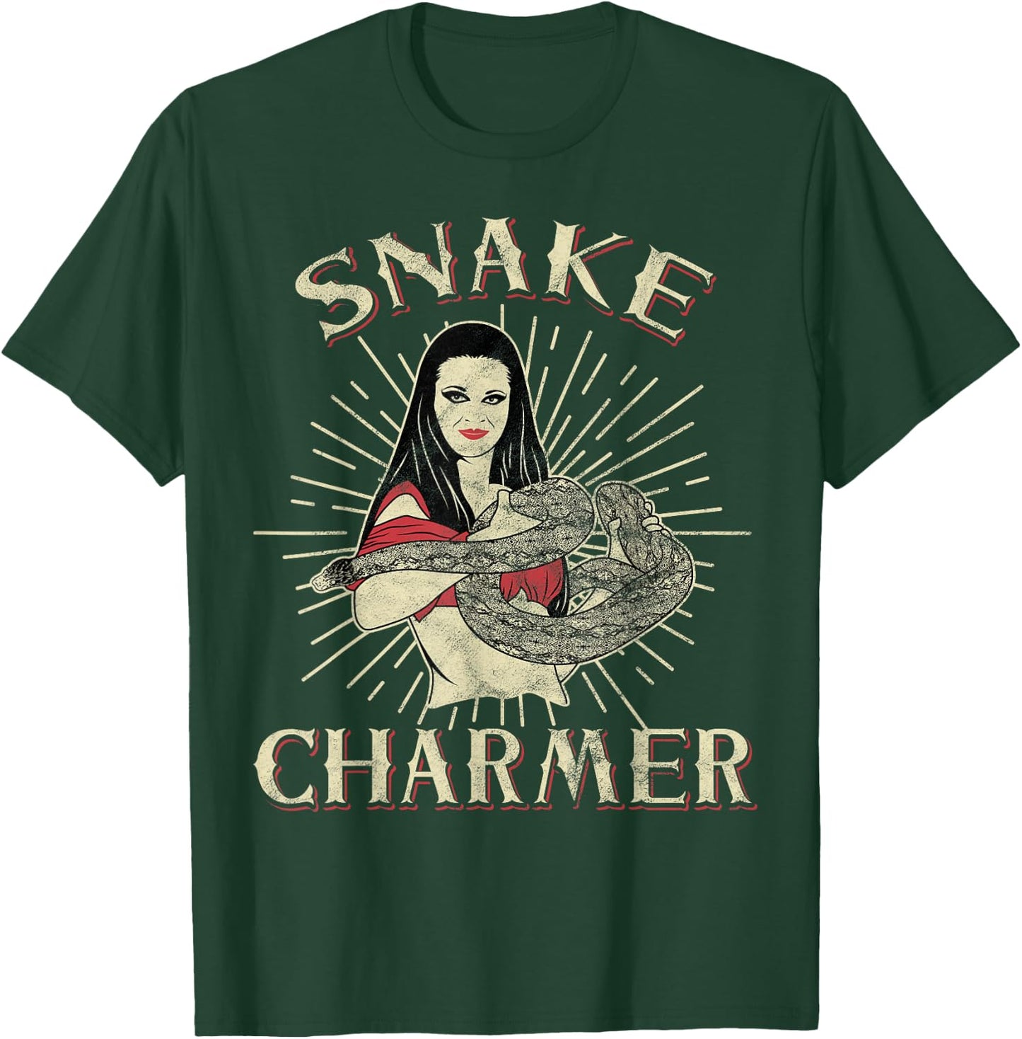 Snake Charmer Circus Party Shirt - Snake Lover Gift - Circus T-Shirt - T-Shirt | Forest