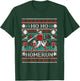 Ho Ho Homerun Baseball Ugly Christmas Sweater Party Hitter T-Shirt - T-Shirt | Forest