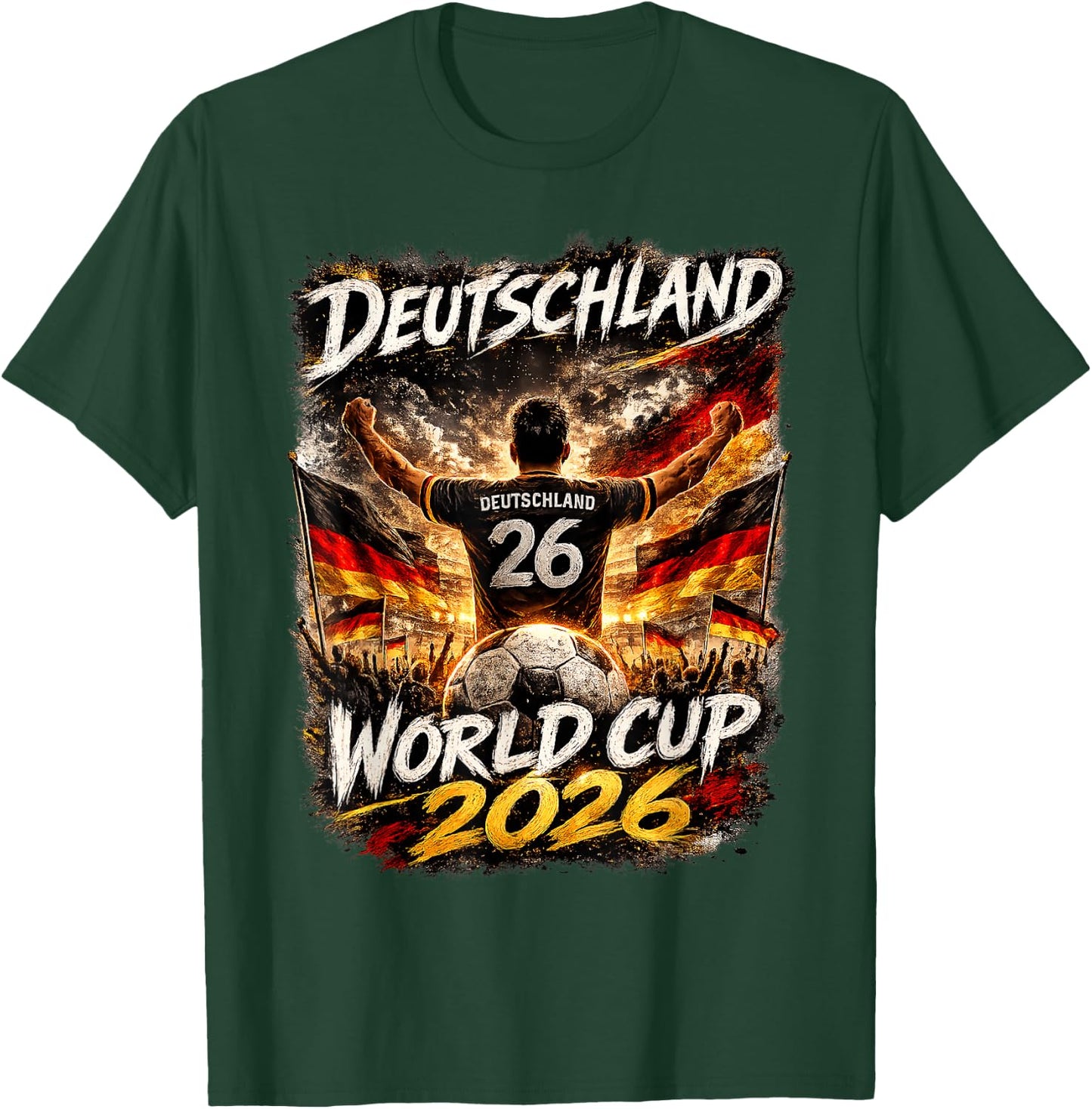 Soccer - WM World Cup 2026 Germany T-Shirt - T-Shirt | Forest