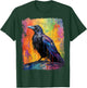 A Crow Graphic Rainbow T-Shirt - T-Shirt | Forest