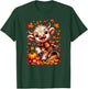 Cute Scottish Highland Baby Cow Calf Fall and Kids T-Shirt - T-Shirt | Forest
