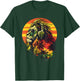 Rasta Reggae Lion Rasta Roots Lion Of Judah Reggae Music T-Shirt - T-Shirt | Forest