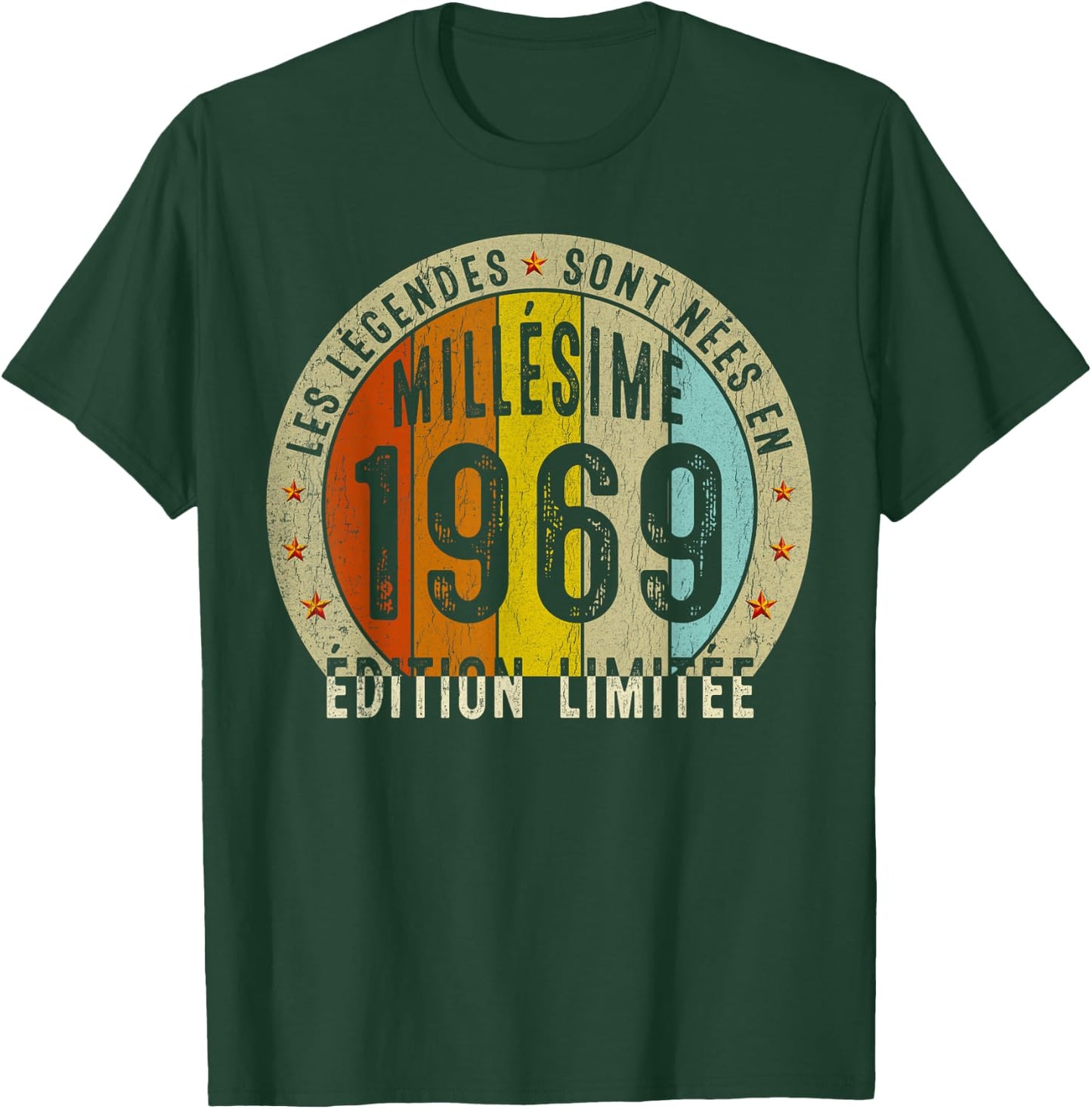 Vintage 1969 56 Years Man 56 Years Birthday Man Humour T-Shirt - T-Shirt | Forest