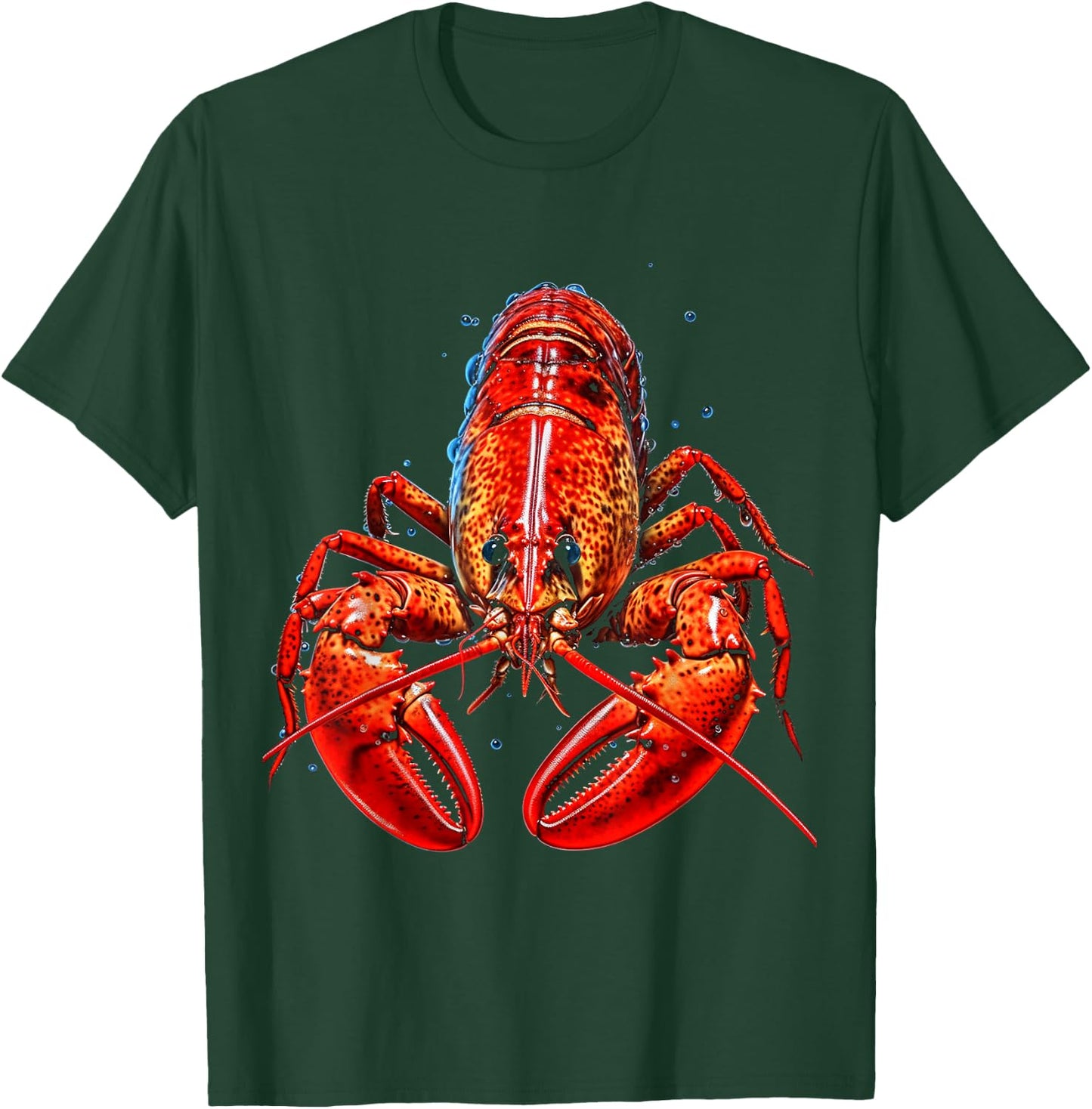 Lobster Animal Zoo Illustration Lobster T-Shirt - T-Shirt | Forest