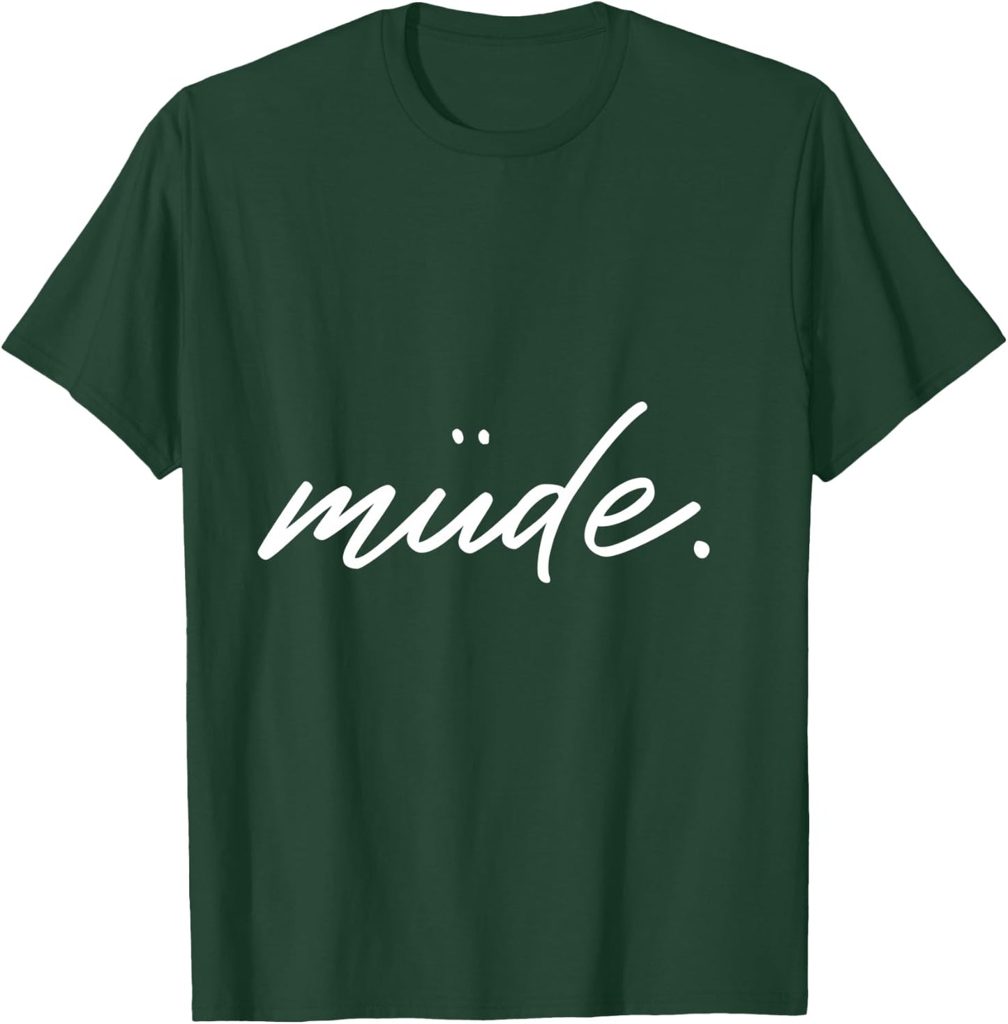 Tired Sleep Shirt Pyjamas Nightdress for Relaxing and Chilling Shirt, black T-Shirt - T-Shirt | Forest