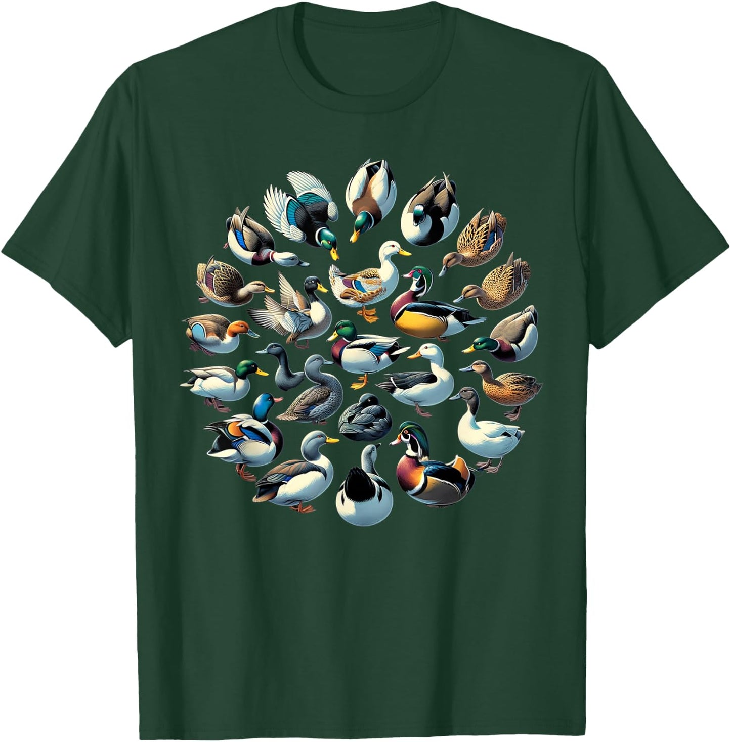 Types Of Duck Shirt for Ducks Lovers Women Kids Girls T-Shirt - T-Shirt | Forest