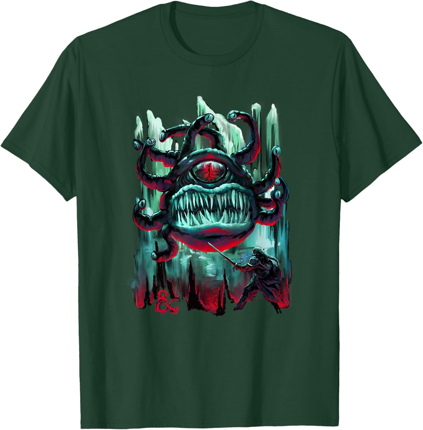 Dungeons & Dragons Wizards of the Coast Painted Beholder T-Shirt - T-Shirt | Forest
