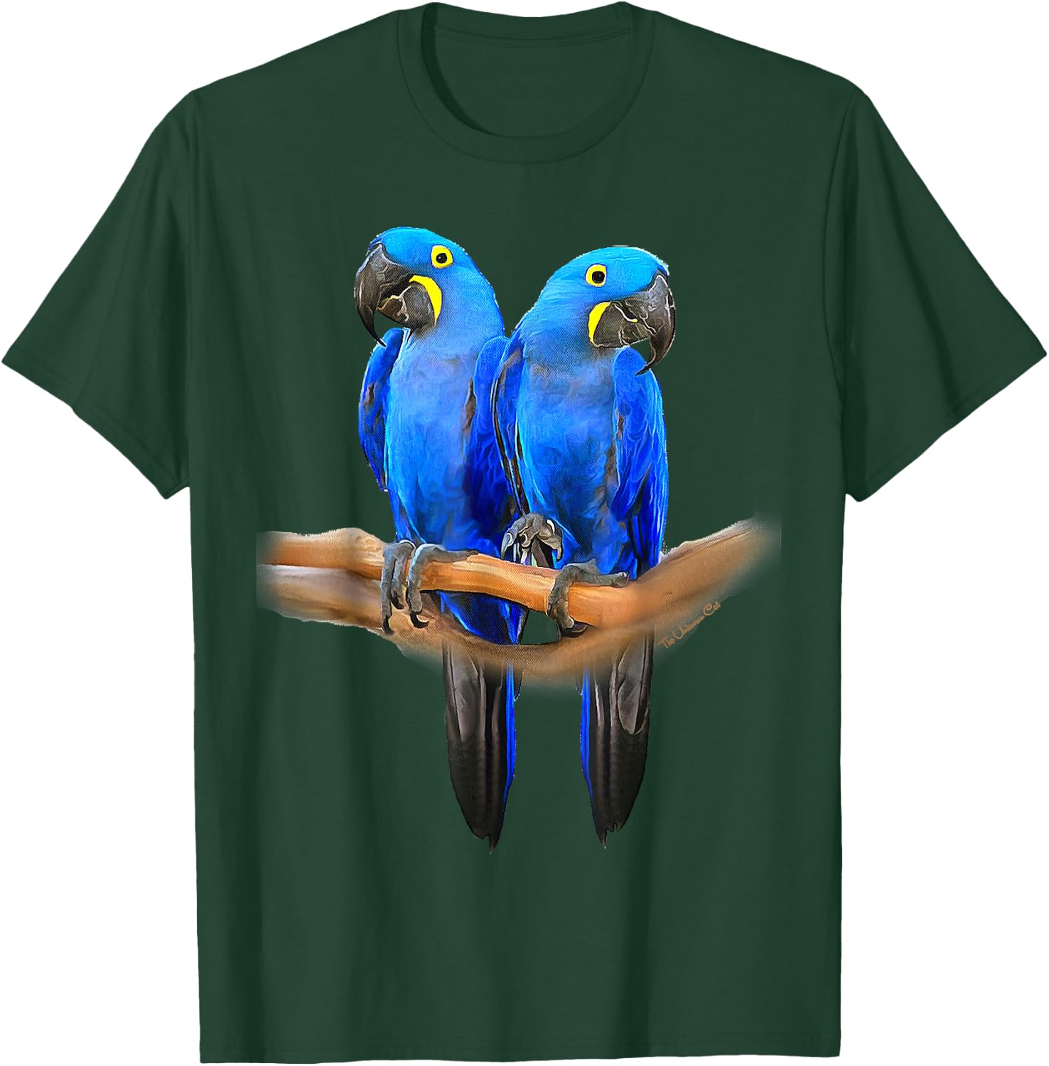Hyacinth Macaw Pair T-Shirt - T-Shirt | Forest