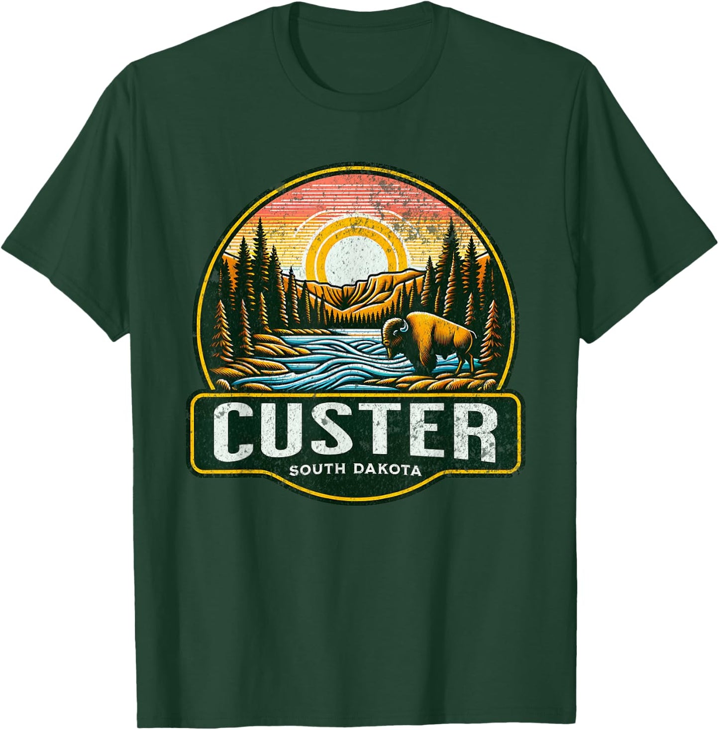 Custer State Park T-Shirt - T-Shirt | Forest