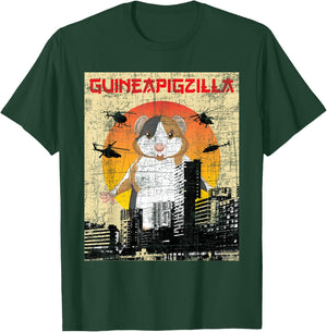 Guineapigzilla - Guinea Pig Animal Lover Rodent Pet Owner T-Shirt - T-Shirt | Forest