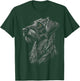 Irish Wolfhound Dog Graphic Pet Illustration Irish Wolfhound Men Women Kids T-Shirt - T-Shirt | Forest