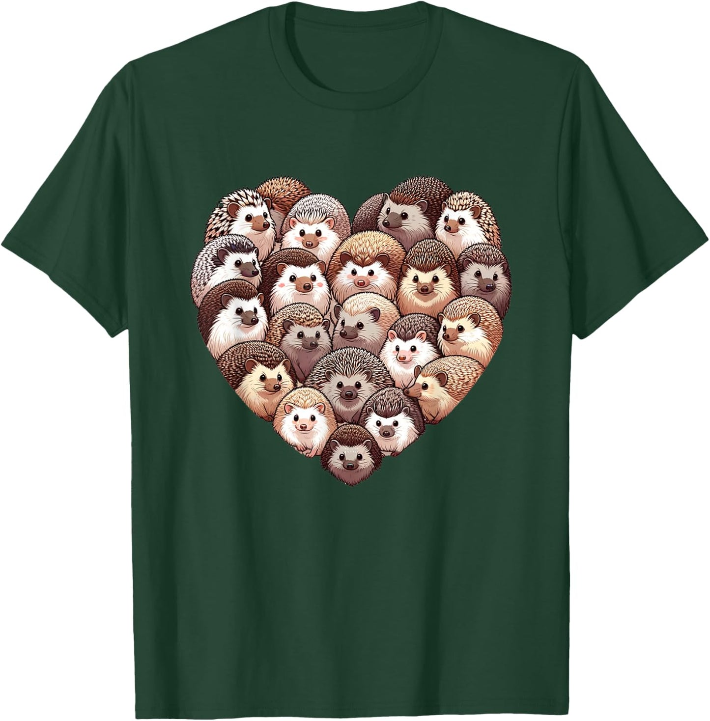 Lovely Hedgehog Lover Hedgehogs T-Shirt - T-Shirt | Forest