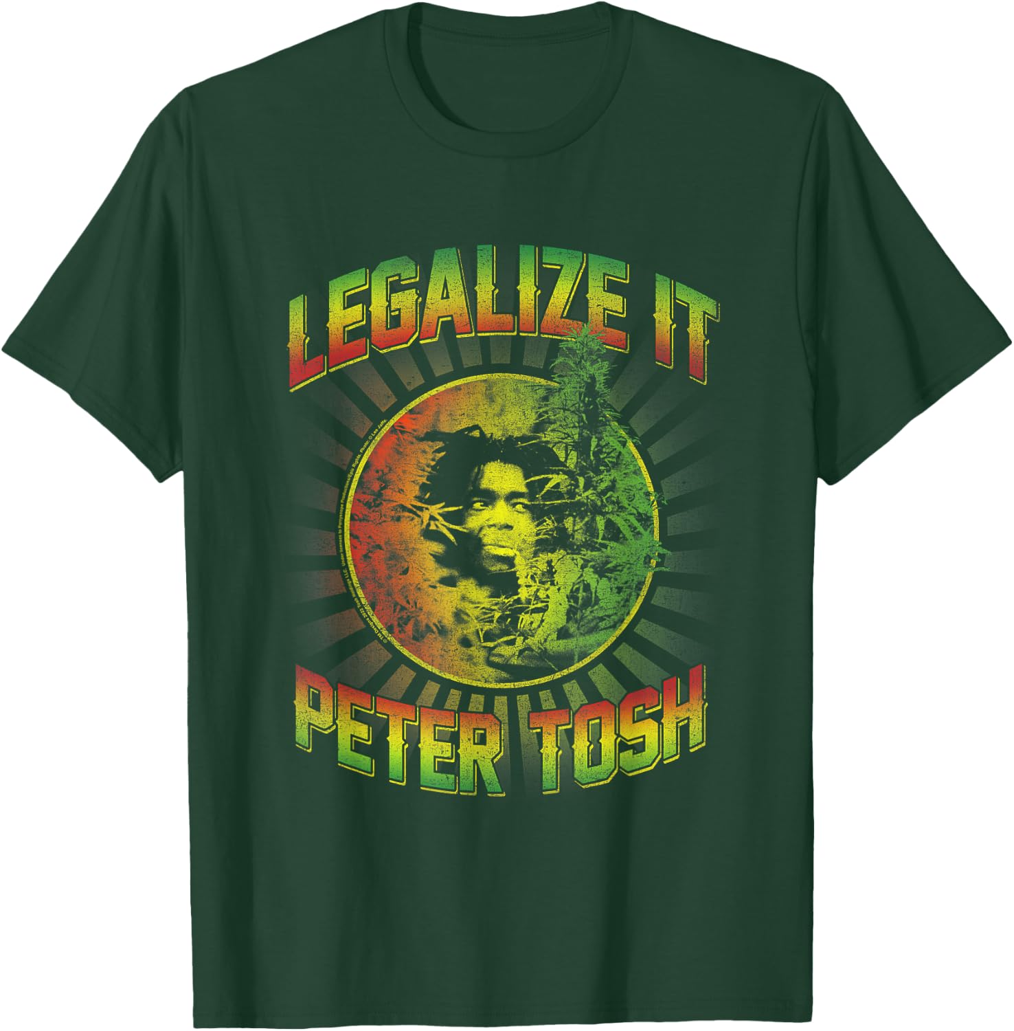 Peter Tosh Legalize It T-Shirt - T-Shirt | Forest