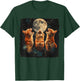 Orange Cat Tabby Cat Howling Moon T-Shirt - T-Shirt | Forest