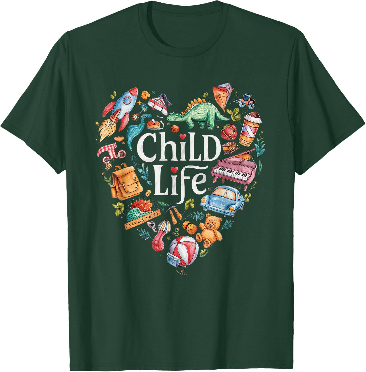 Child Life Specialist Play Therapy Intern T-Shirt - T-Shirt | Forest