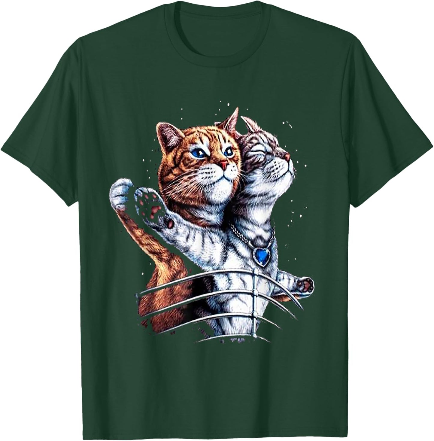Titanic Cat , black, s T-Shirt - T-Shirt | Forest