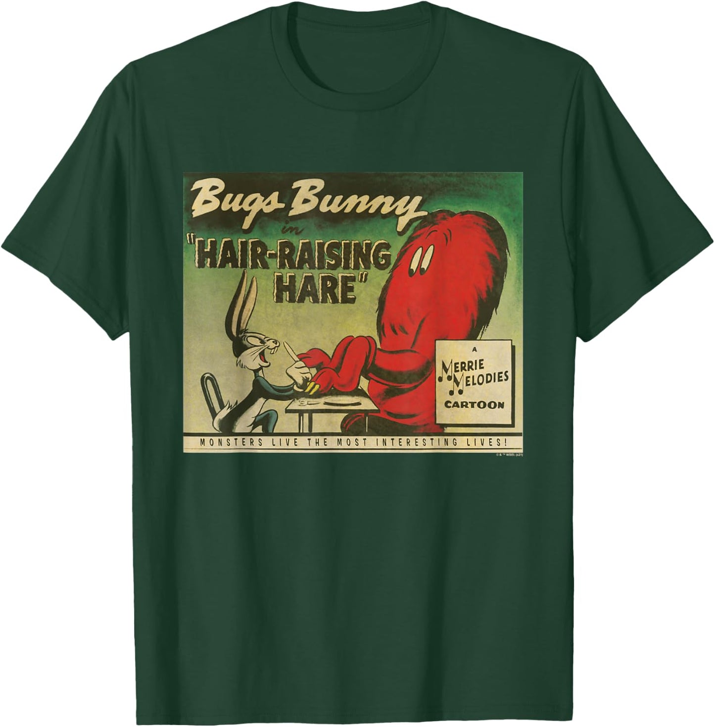 Looney Tunes Bugs Bunny Hair-Raising Hare T-Shirt - T-Shirt | Forest