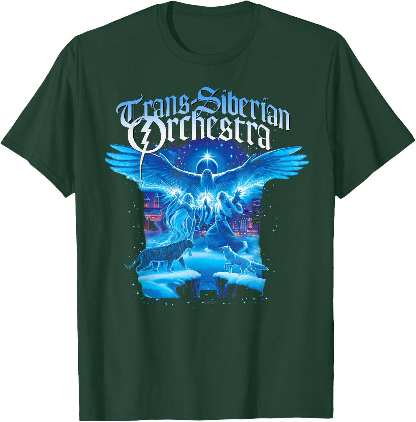Trans-Siberian Orchestra - Winter Wizard , black T-Shirt - T-Shirt | Forest