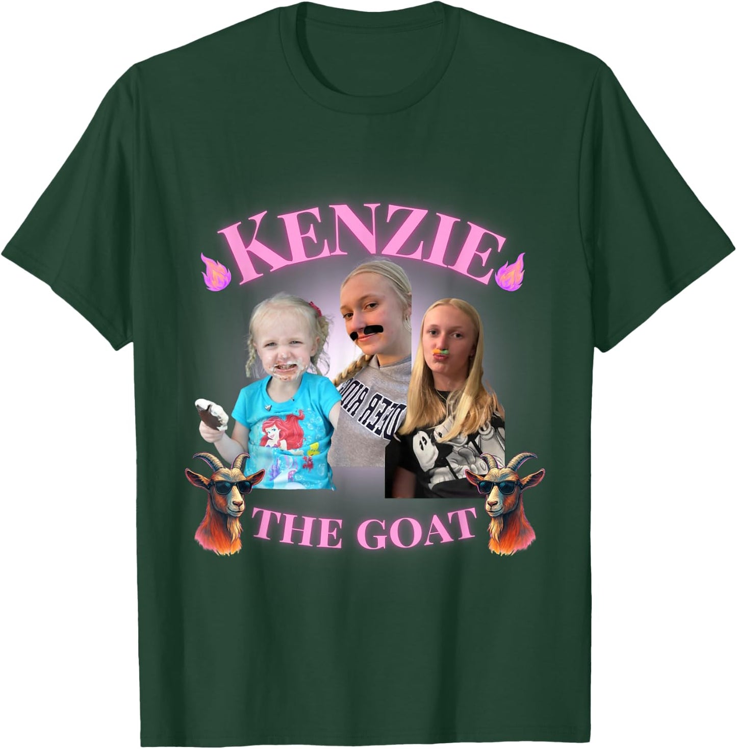 Kenzie is the Goat T-Shirt - T-Shirt | Forest