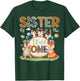 Sister Of The Wild One 1St Birthday Woodland Safari Jungle T-Shirt - T-Shirt | Forest