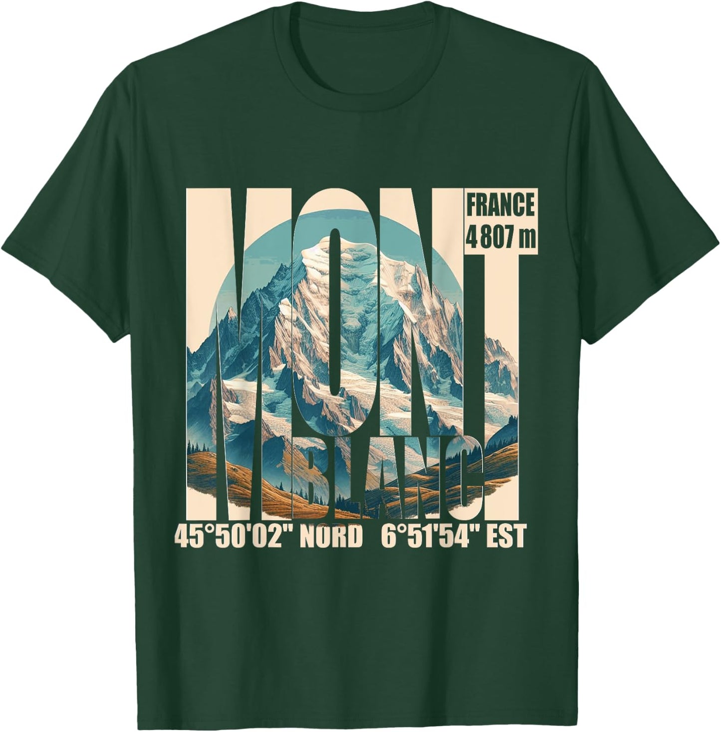 Le Mont Blanc T-Shirt - T-Shirt | Forest