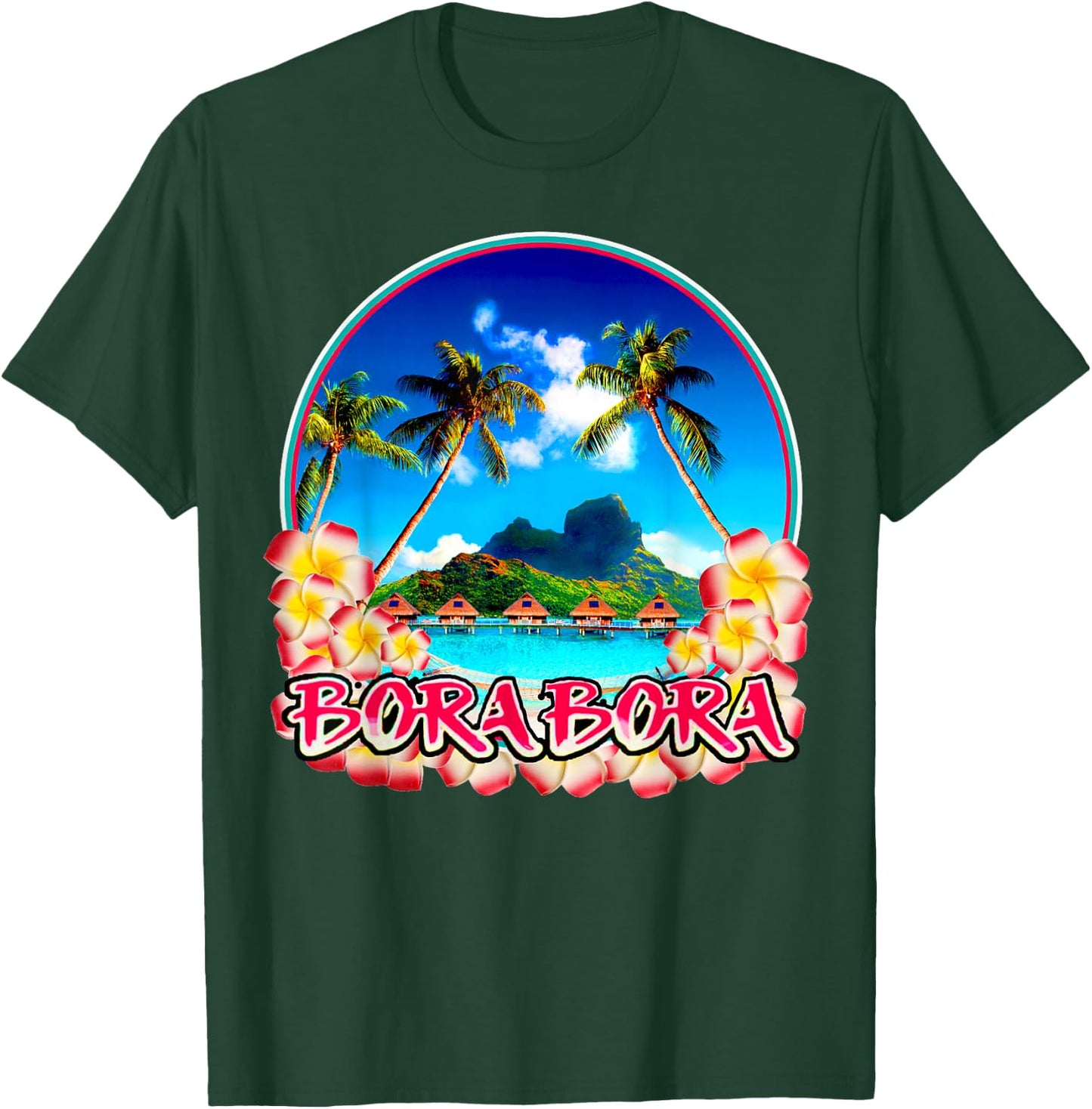 Bora Bora Polynesian Islands Polynesia South Pacific T-Shirt - T-Shirt | Forest
