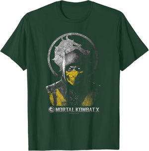 Mortal Kombat X Scorpion Bust T-Shirt - T-Shirt | Forest