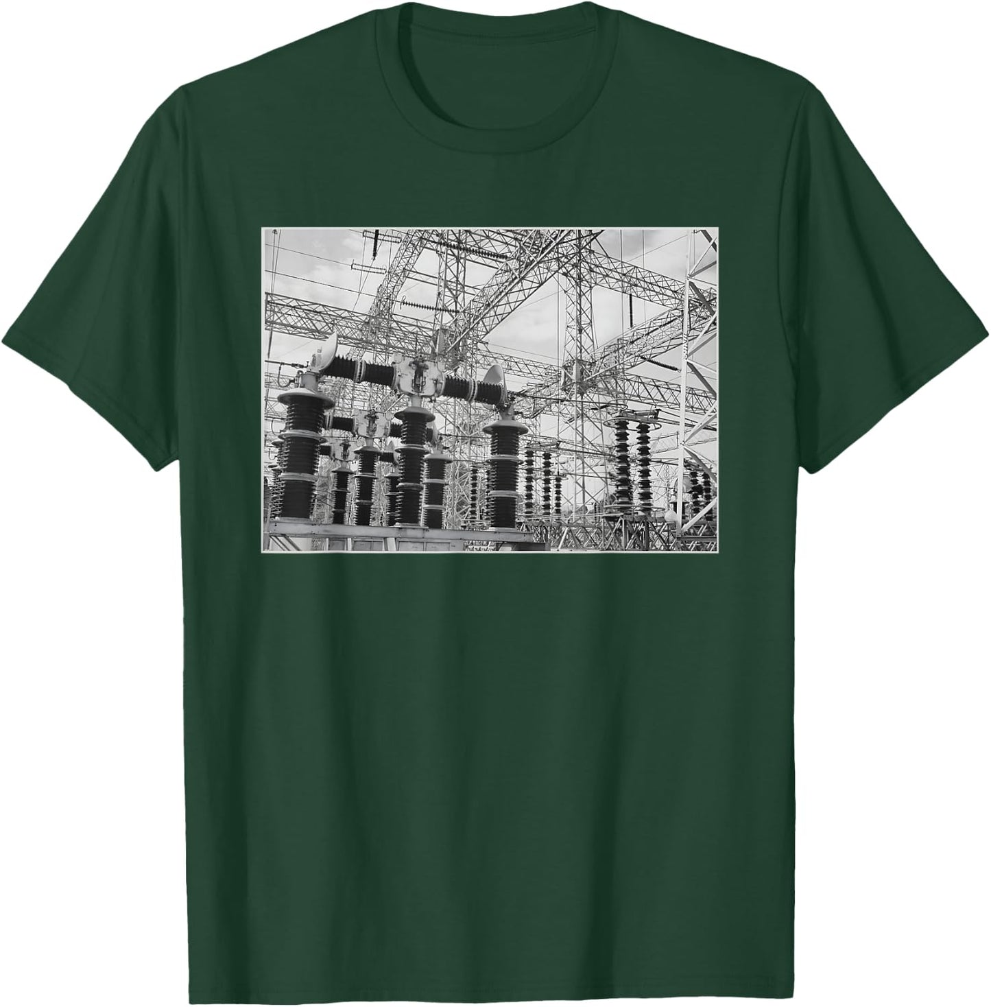 Electrical Wires of the Hoover Dam T-Shirt - T-Shirt | Forest
