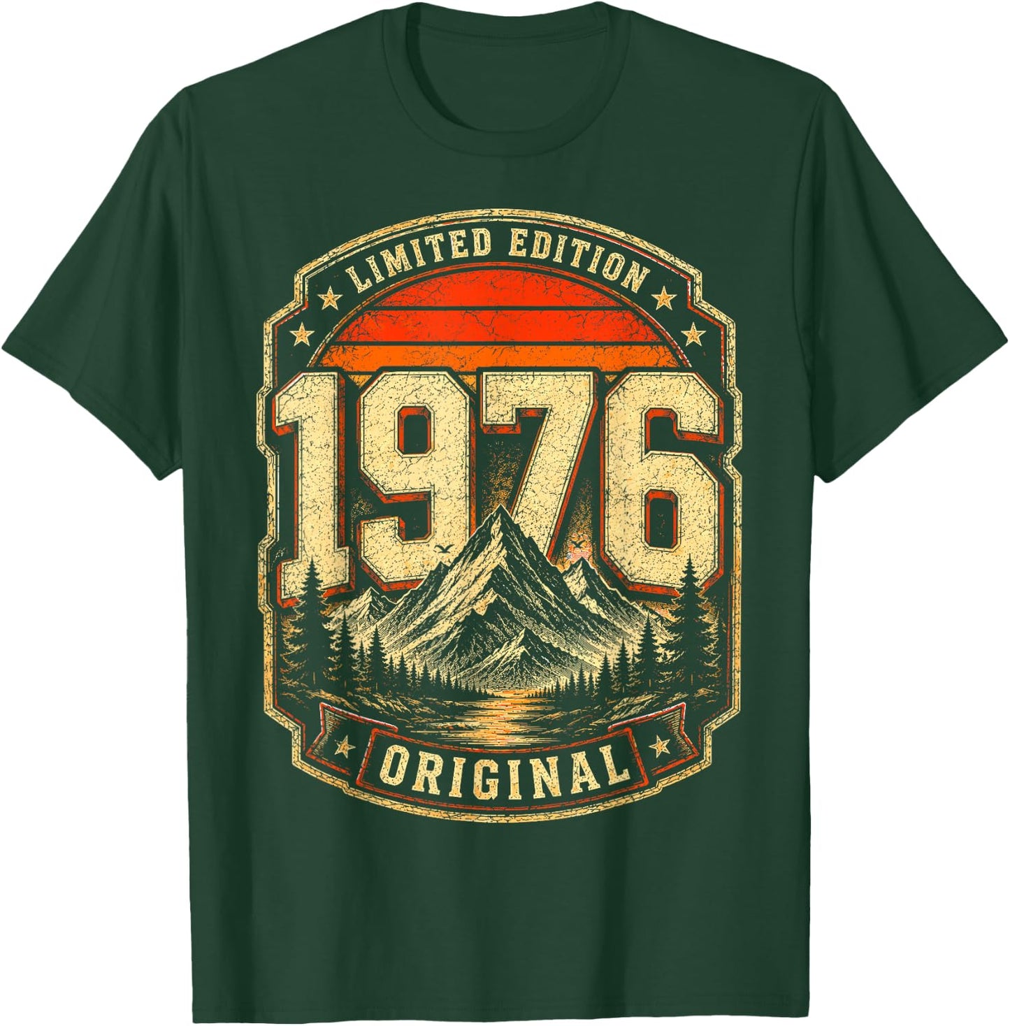 50. Geburtstag Mann Frau 50 Jahre 1976 Deko Geschenk Lustig T-Shirt - T-Shirt | Forest