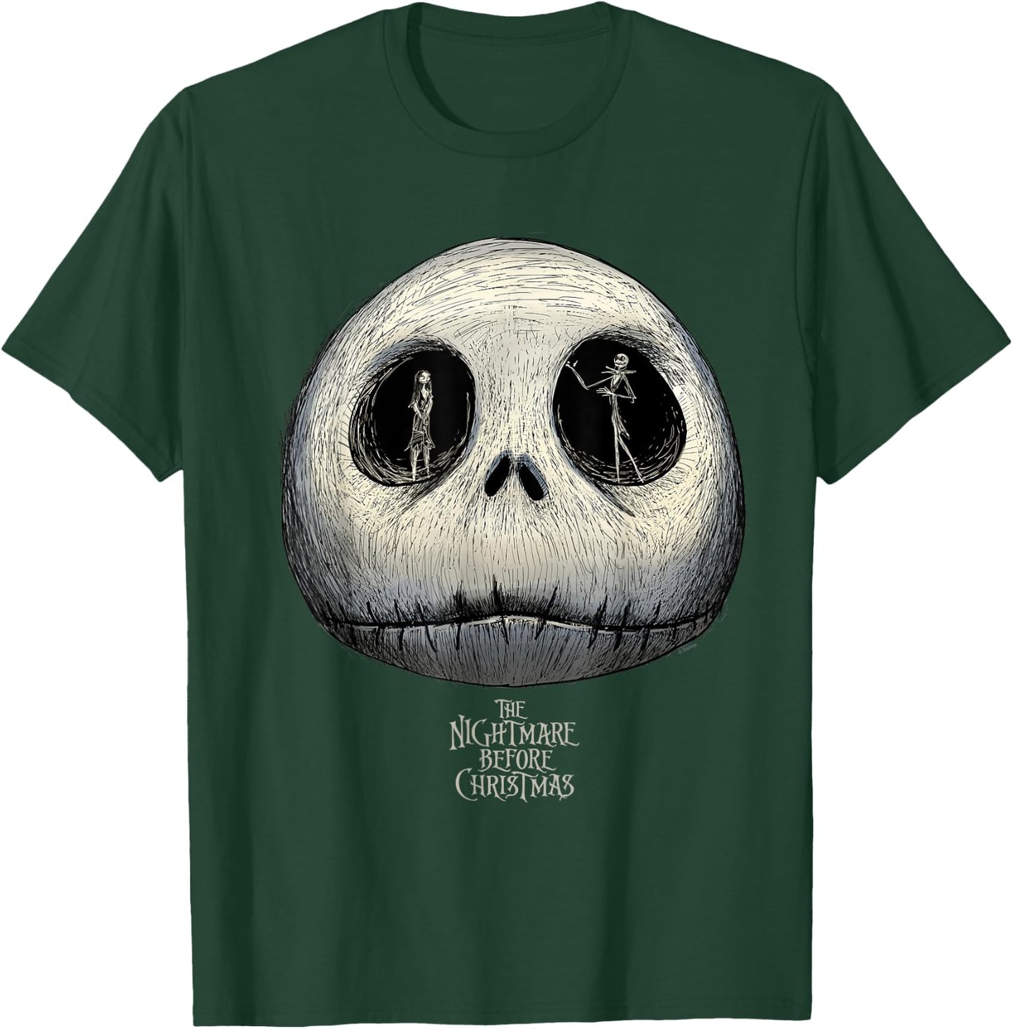 The Nightmare Before Christmas Jacks Eyes , black T-Shirt - T-Shirt | Forest