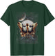 Three Cows Howling At The Moon Funny Parody Cow T-Shirt - T-Shirt | Forest