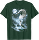 Blue Footed Booby Bird Howling at Moon 90's Retro T-Shirt - T-Shirt | Forest