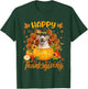 Happy Thanksgiving Labrador Dog Turkey Pumpkin T-Shirt - T-Shirt | Forest
