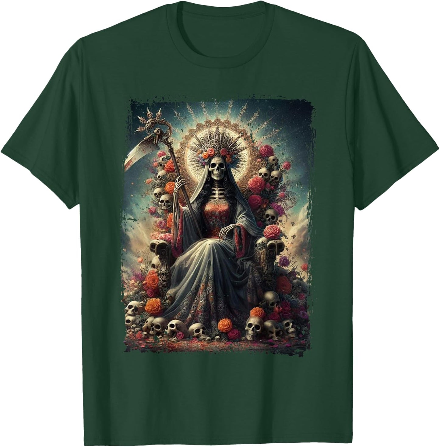La Santa Muerte Heiliger Tod T-Shirt - T-Shirt | Forest