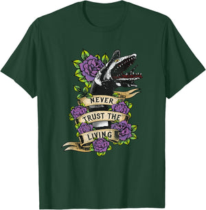 Beetlejuice Vintage Never Trust The Living Sandworm Tattoo T-Shirt - T-Shirt | Forest