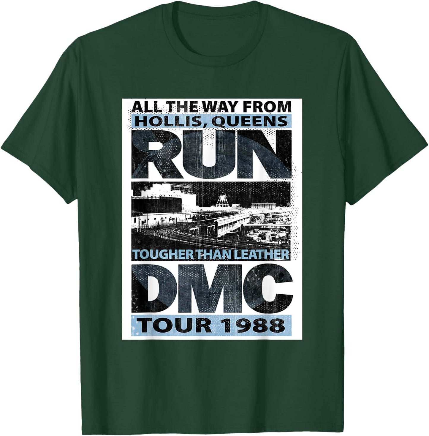 RUN DMC Tougher Than Leather Tour T-Shirt - T-Shirt | Forest