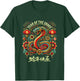 Year of The Snake Chinese Traditional Lunar Zodiac 2025 T-Shirt - T-Shirt | Forest